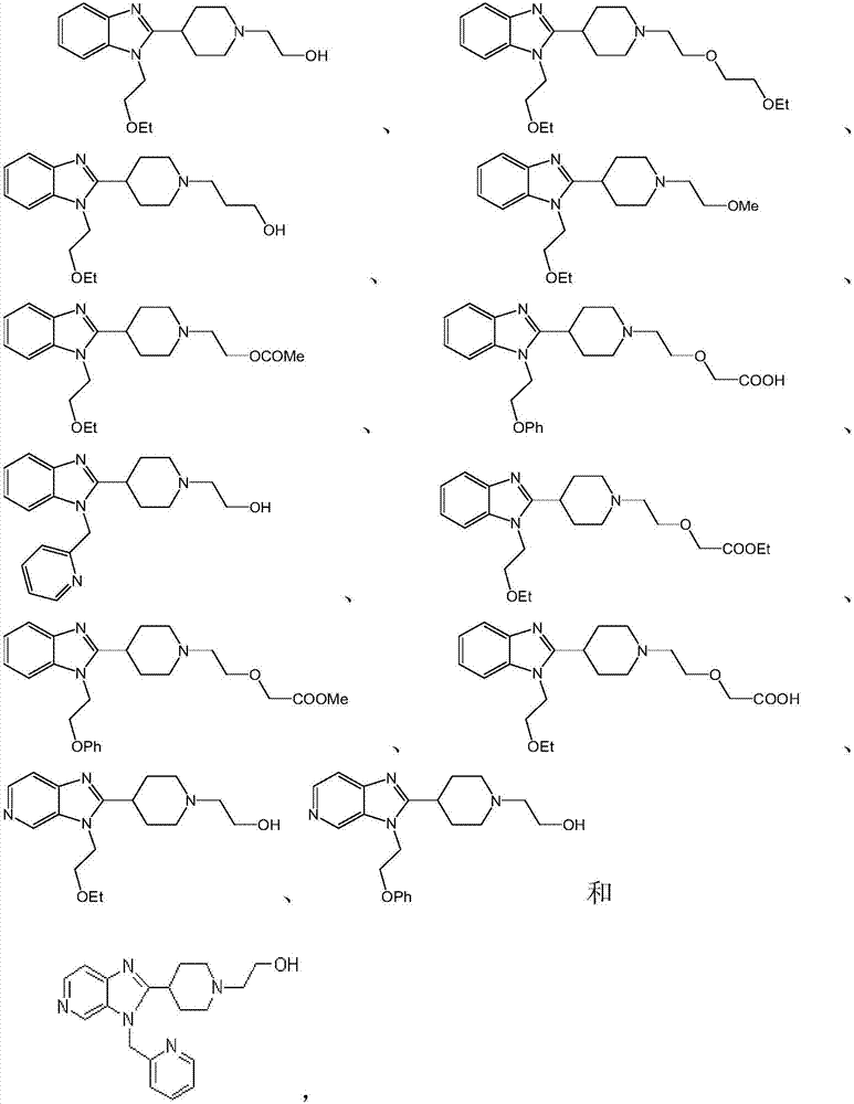 New benzimidazole derivatives as antihistamine agents