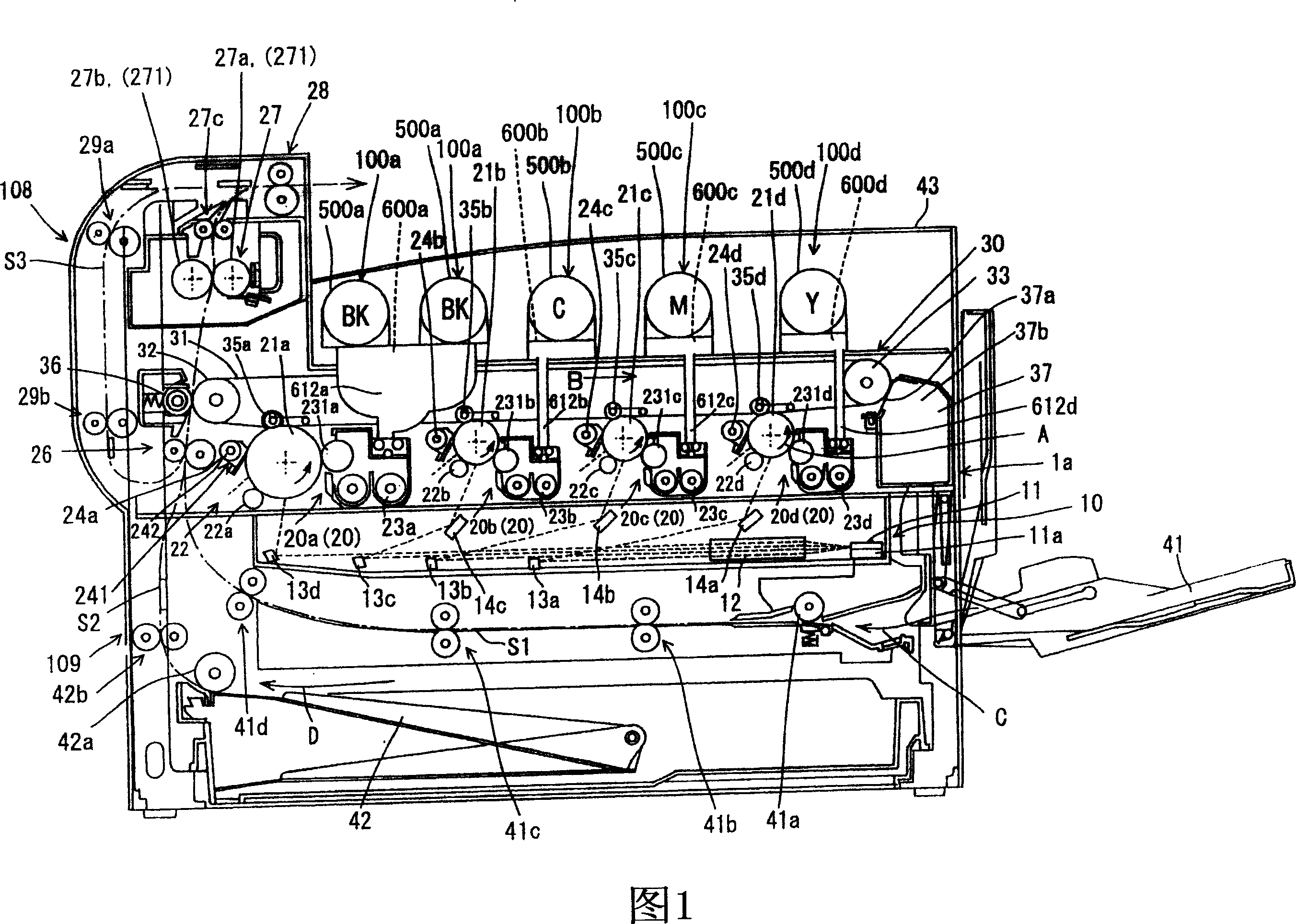 Toner container and toner supply device unit using the same