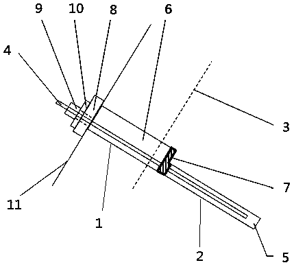 Shear anchor structure and its construction method