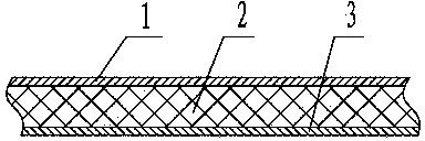 Metal-imitation wire-drawing film and production process thereof