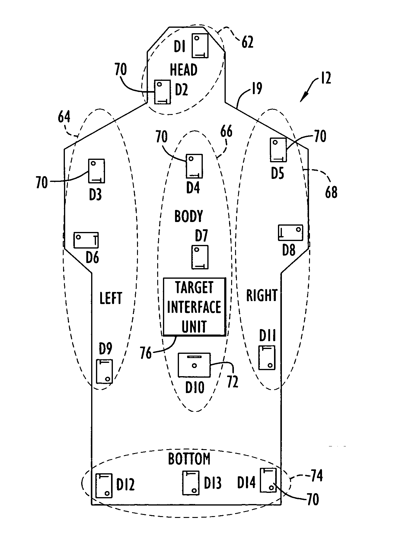 Firearm laser training system and method employing various targets to simulate training scenarios