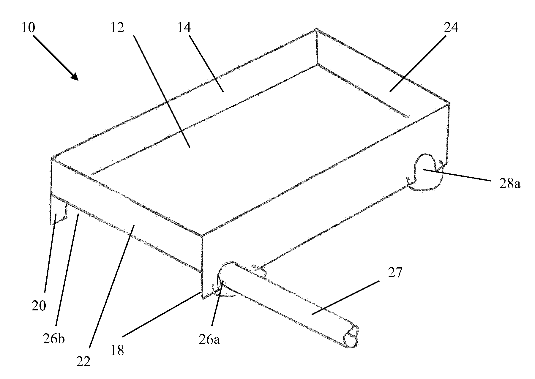 Scaffold tray