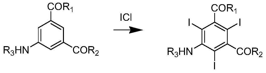 Method for directly preparing iodine monochloride from iodine-containing salt