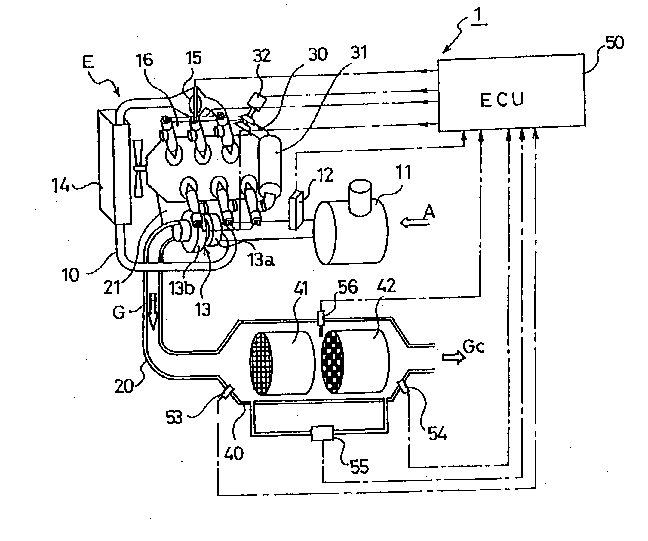 Exhaust gas purifying method and exhaust gas purifying system