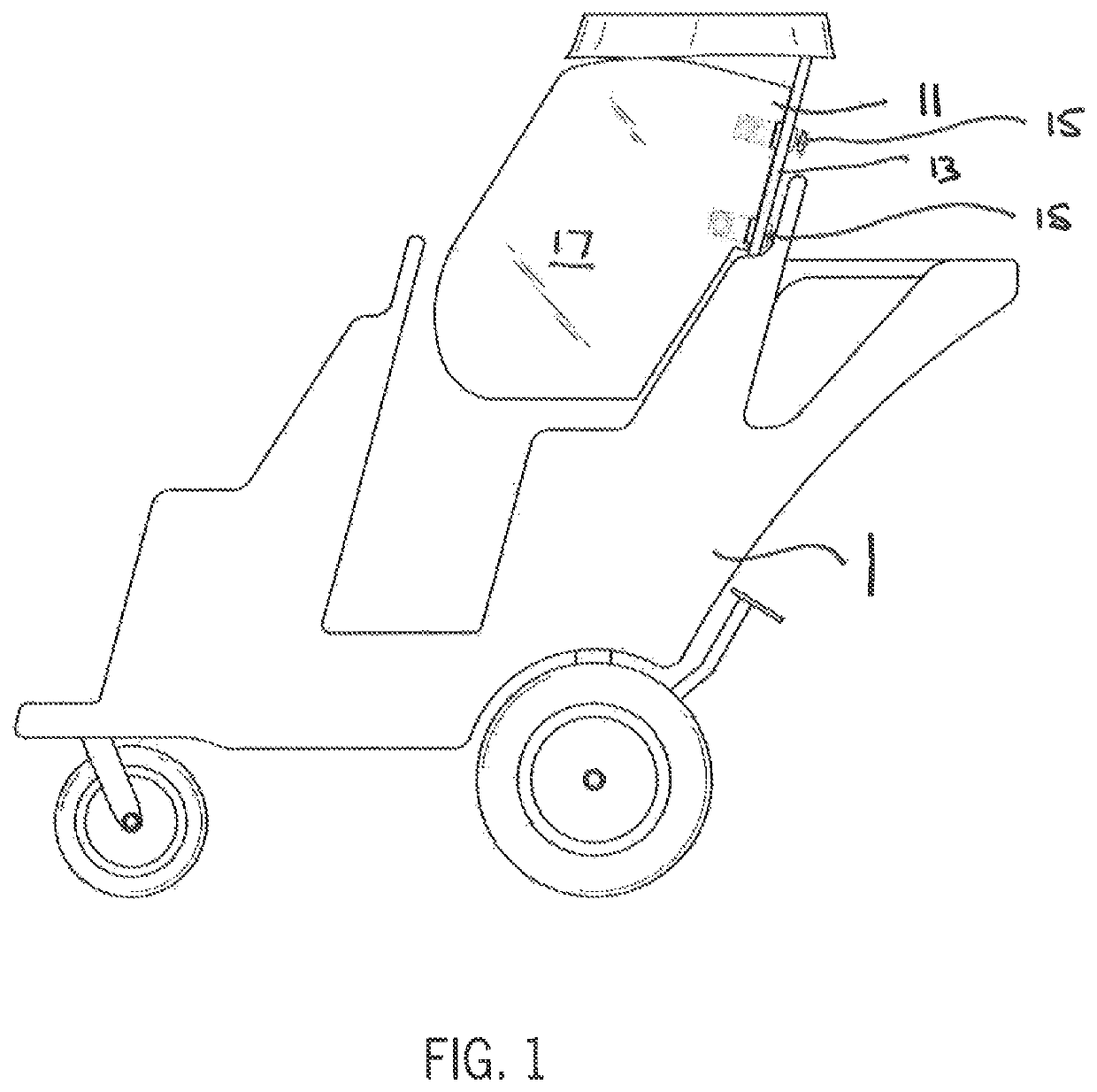 Occupant divider structure for a stroller