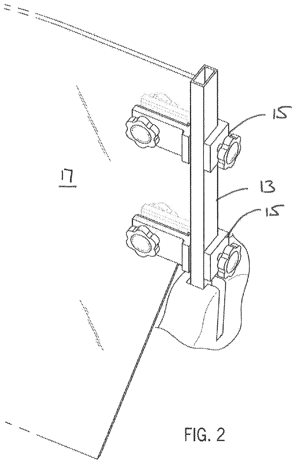 Occupant divider structure for a stroller