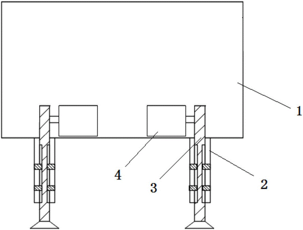 Generator unit provided with touch display screen