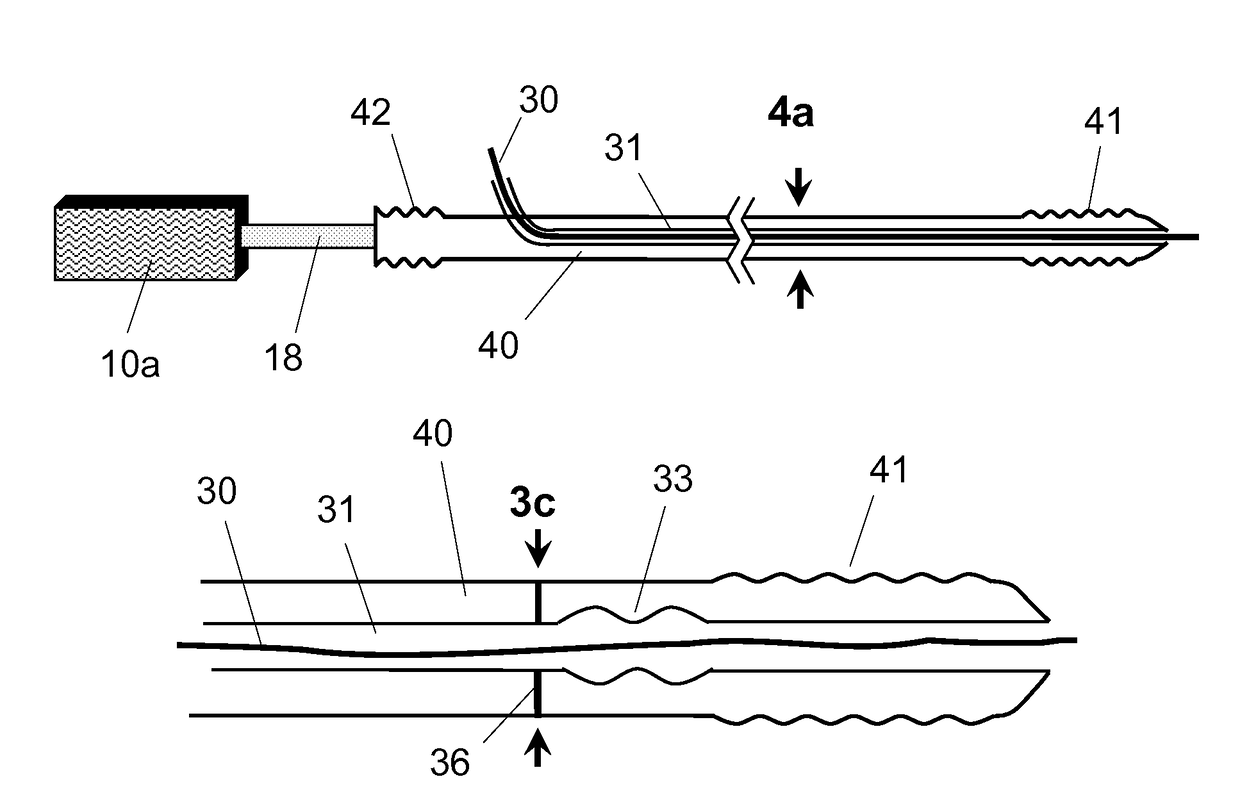 Method and device for recanalization of total occlusions