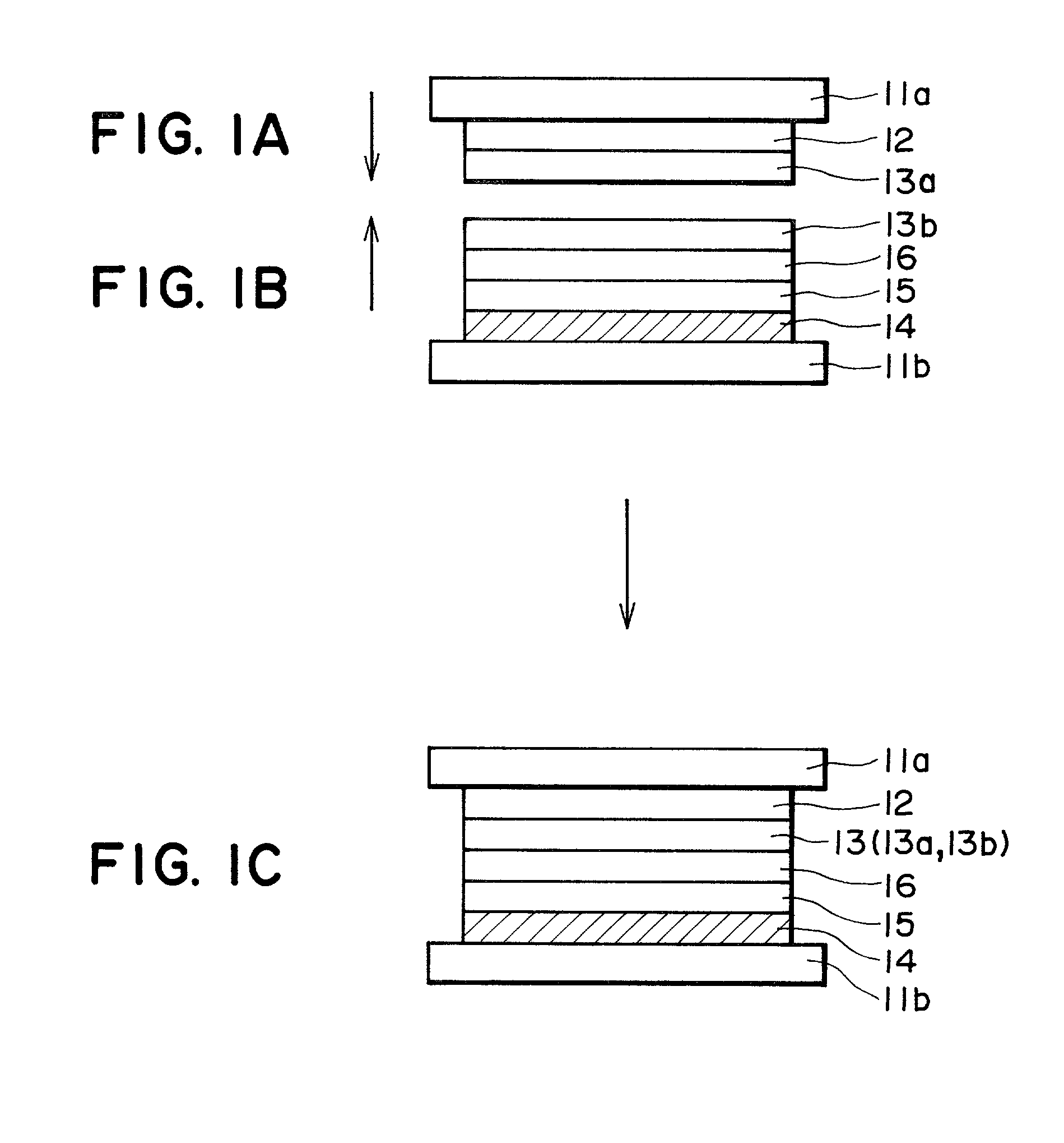 Organic luminescence display device and process for production thereof