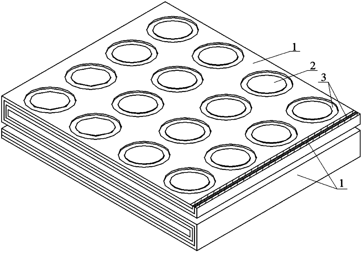 An acoustic metamaterial suspension vibration isolation structure