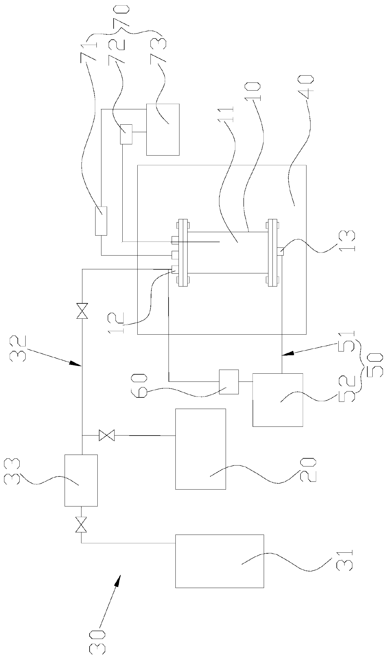 Method and device for measuring solubility of refrigerant in refrigerating machine oil