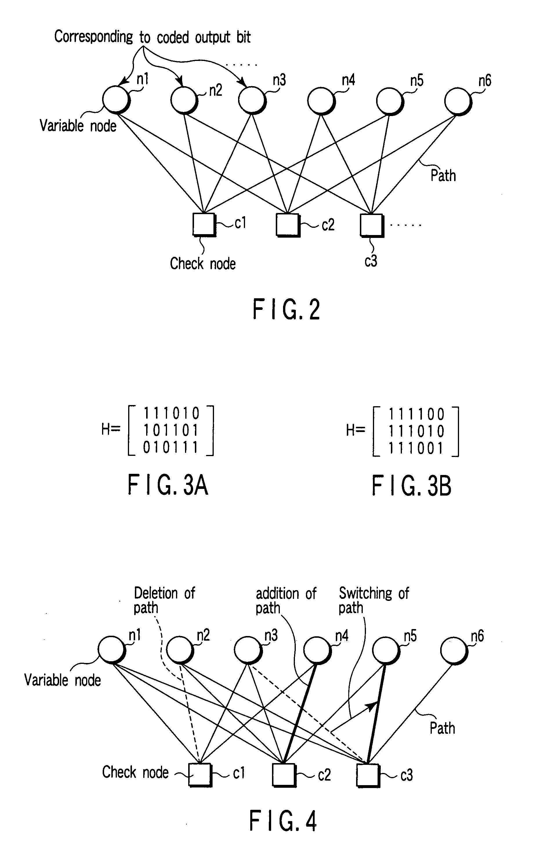 Mapping method for encoded bits using LDPC code, transmitting and receiving apparatuses employing this method, and program for executing this method