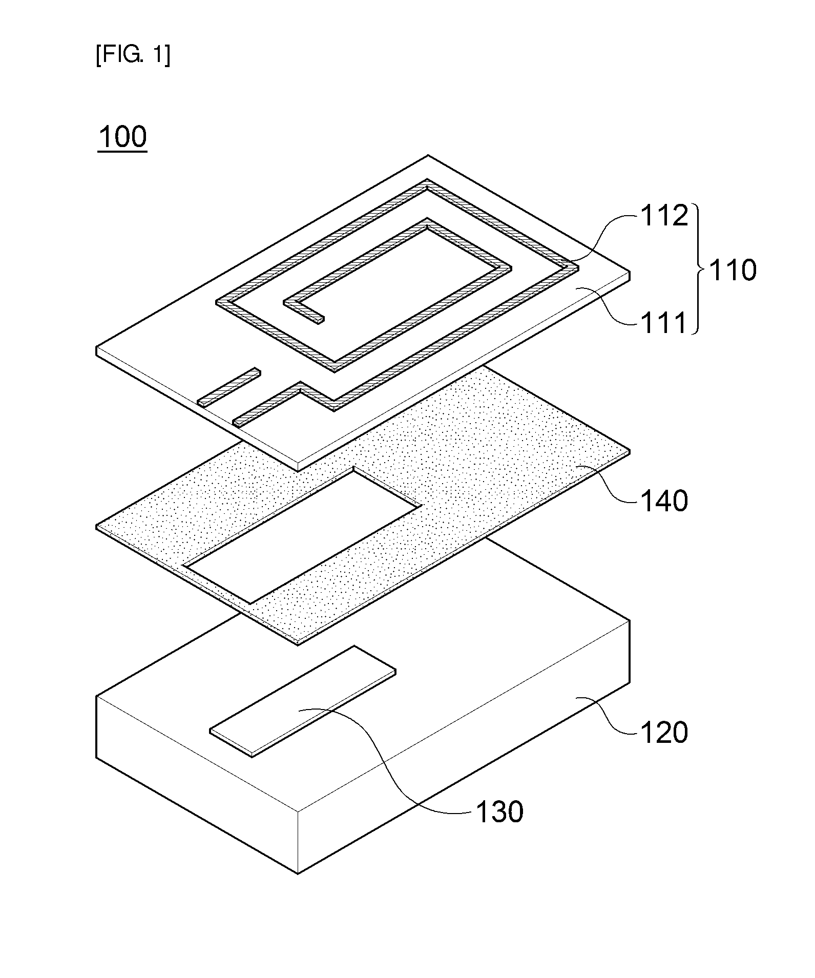 Coil type unit for wireless power transmission, wireless power transmission device, electronic device and manufacturing method of coil type unit for wireless power transmission