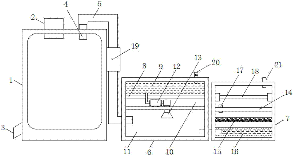 Environment-friendly reaction kettle for producing ink with good purifying effect