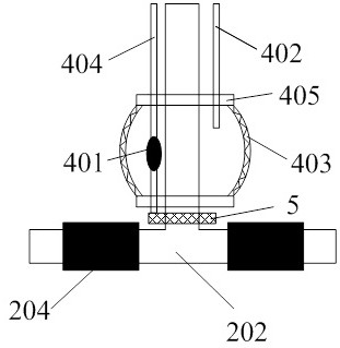 Pile foundation grouting pressure testing device and method based on optical fiber sensing