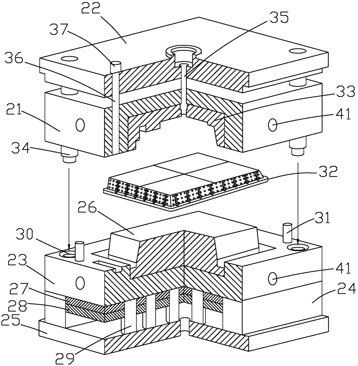 A method for forming a silkworm frame for cocoon cultivation of silkworms and a forming mold thereof