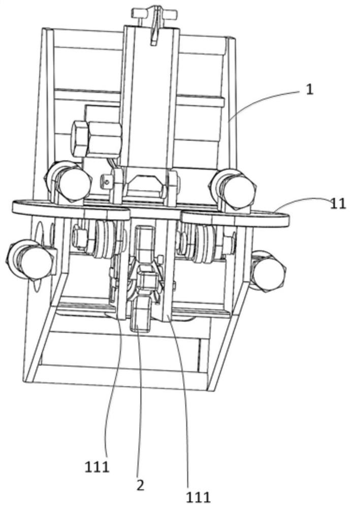 Ratchet wheel positioning anti-falling climbing frame