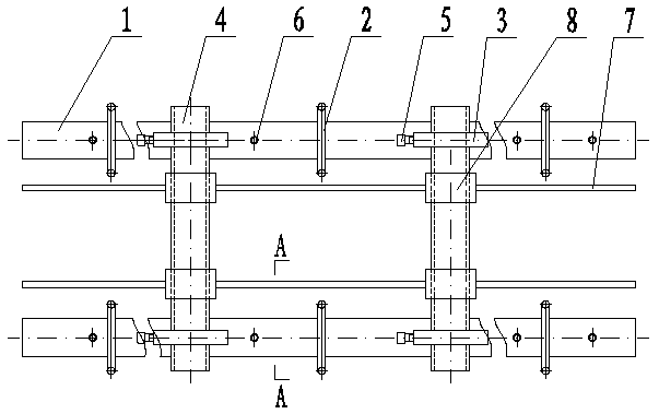 A serpentine tube panel lifting device