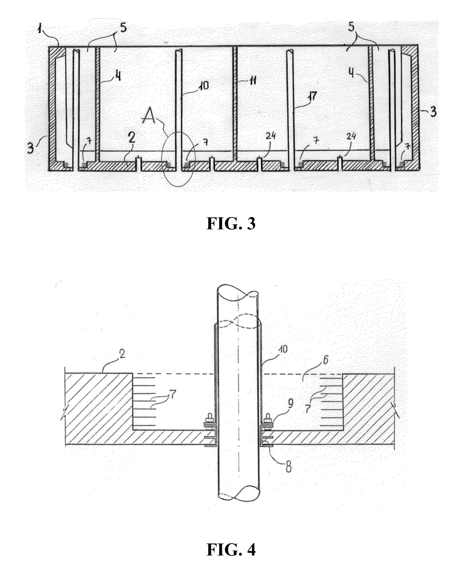 Method of erecting a building structure in a water basin