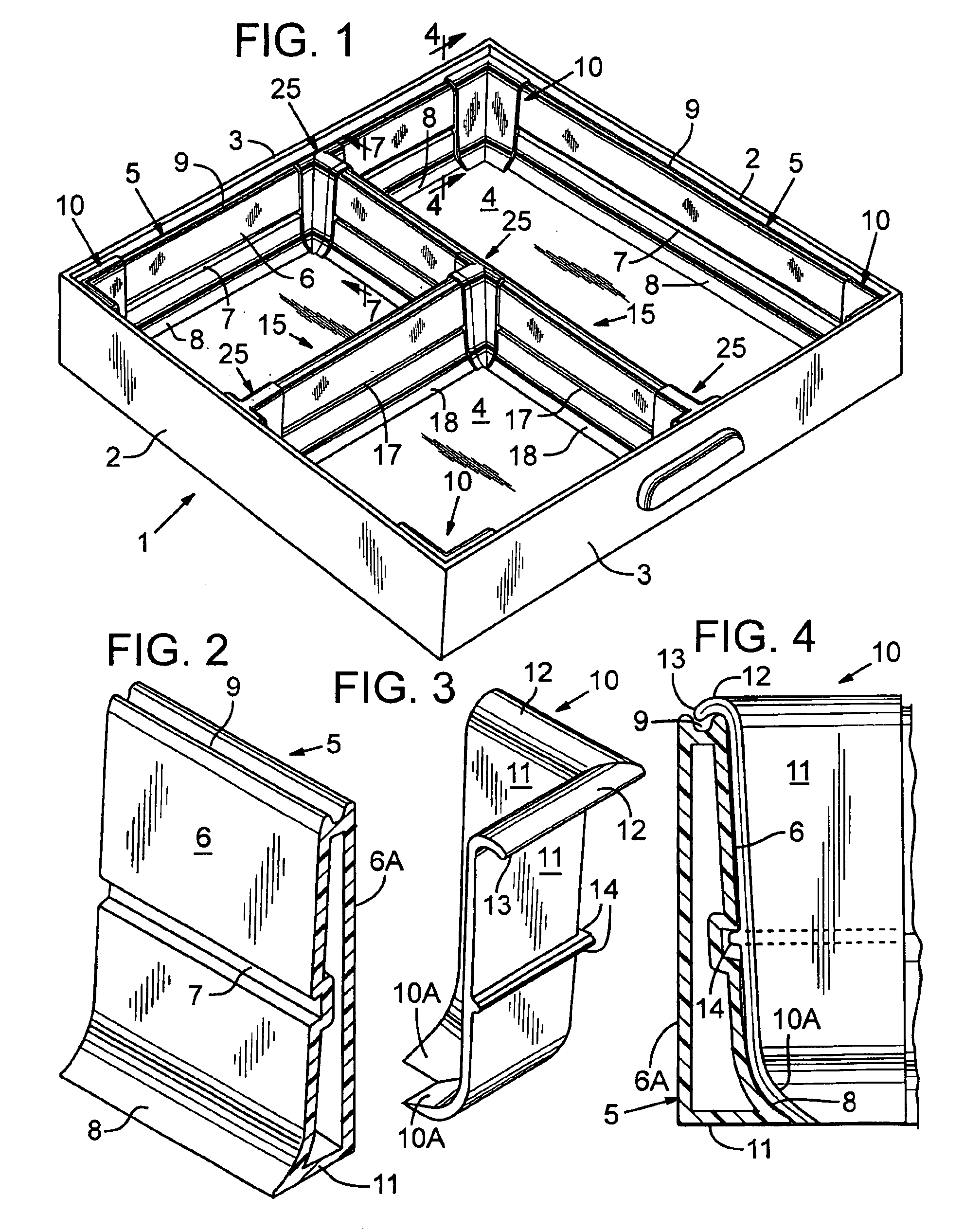 Divider assembly for a drawer