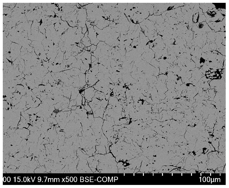 Micropore and microcrack composite toughened millimeter-scale thick ceramic coating and preparation method thereof