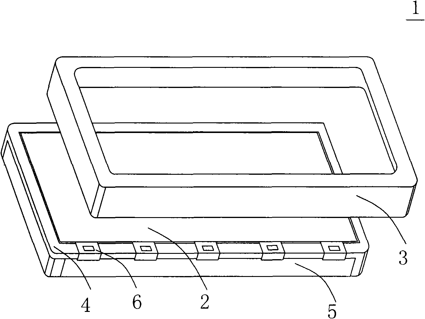 Display module assembly and method for fixing circuit wafer thereof
