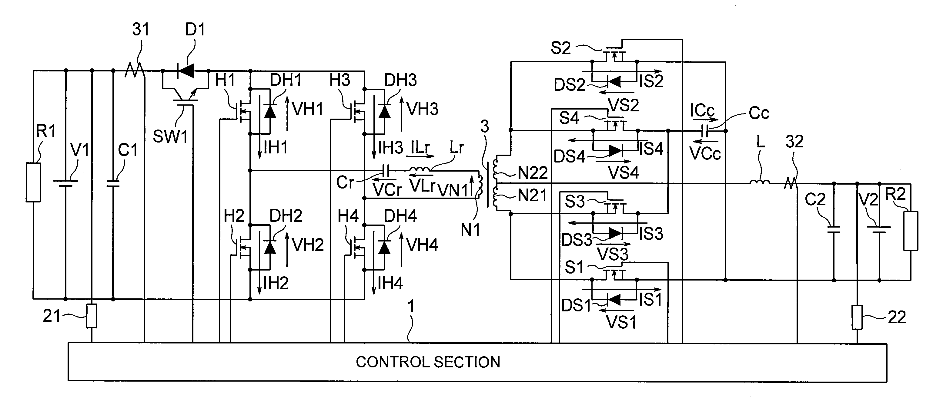 Bidirectional dc-dc converter and control method thereof