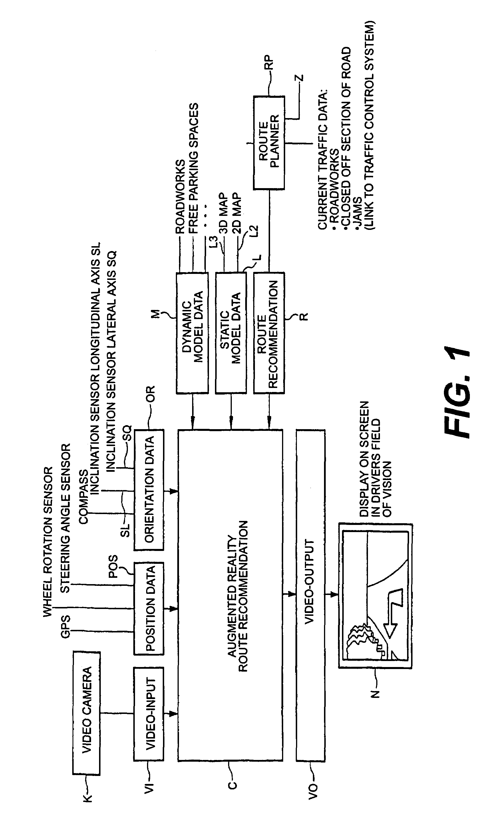 Method and device for displaying driving instructions, especially in car navigation systems