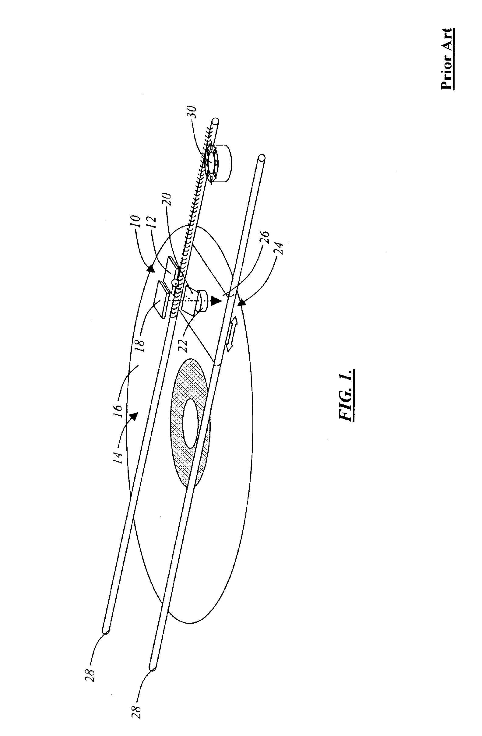 High-capacity optical read/write pick-up mechanism and associated methods