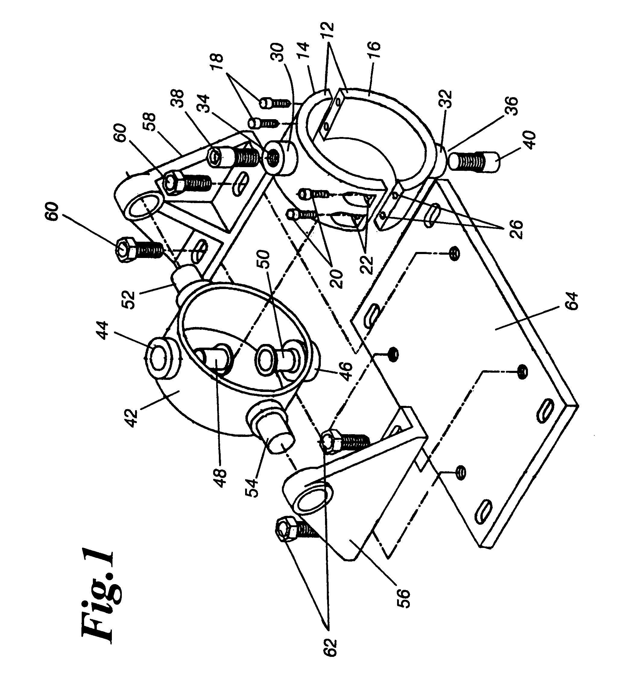 Gimbaled mounting bracket