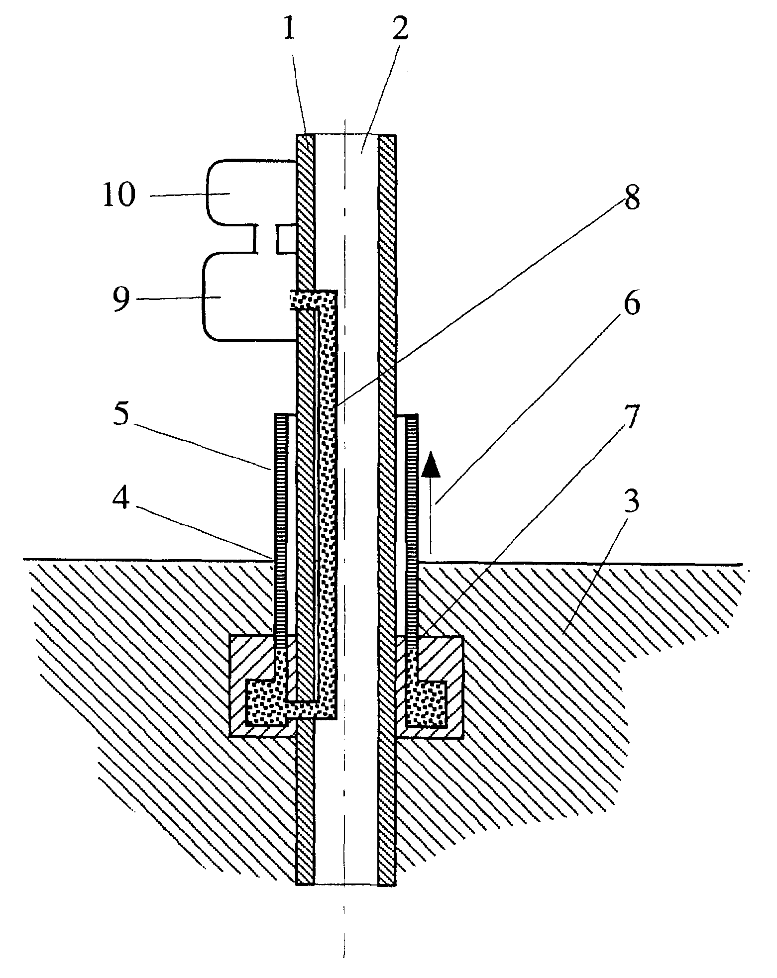 Apparatus and method for generation of a protective sleeve against infections for an artificial lead