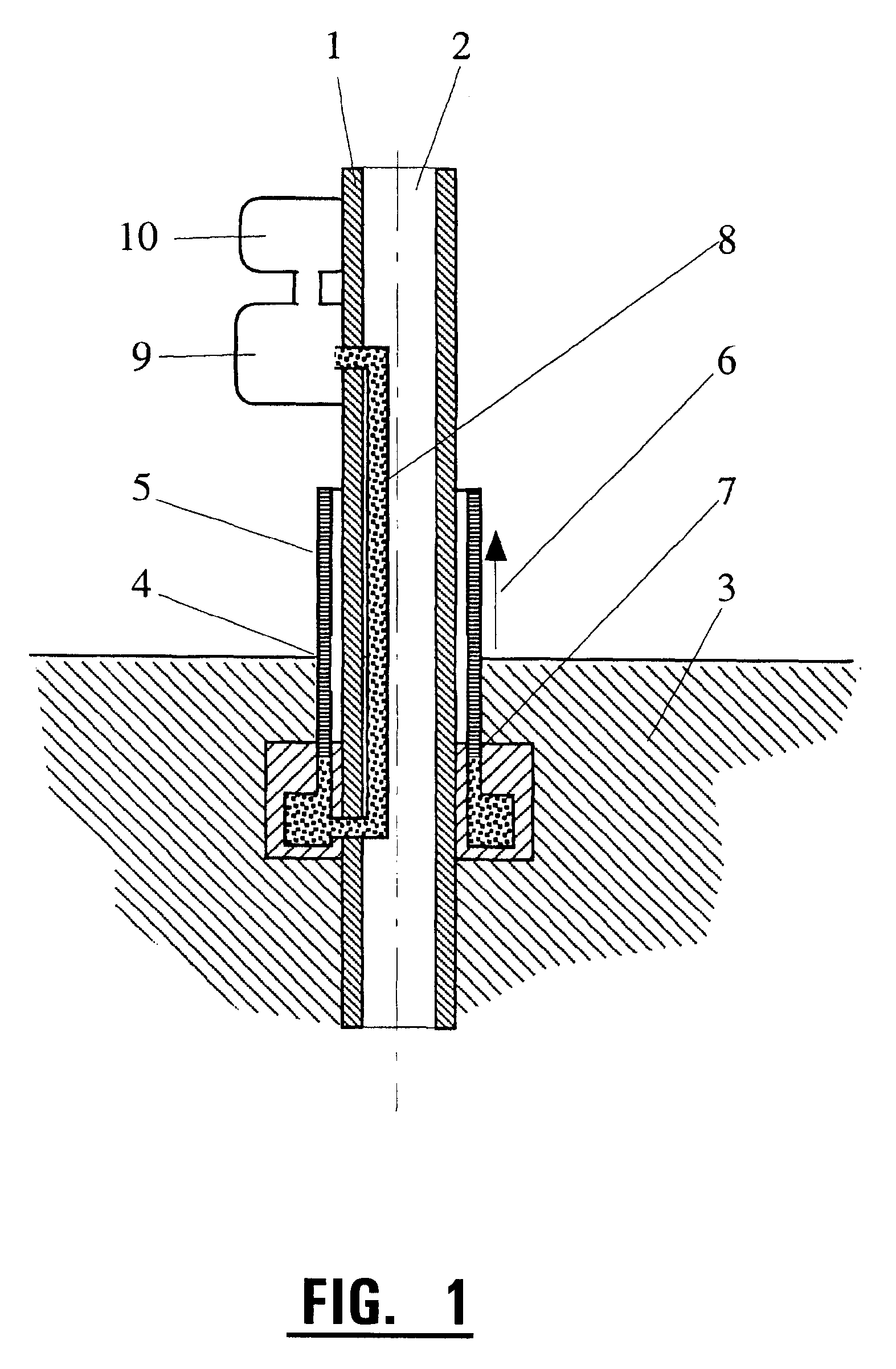 Apparatus and method for generation of a protective sleeve against infections for an artificial lead