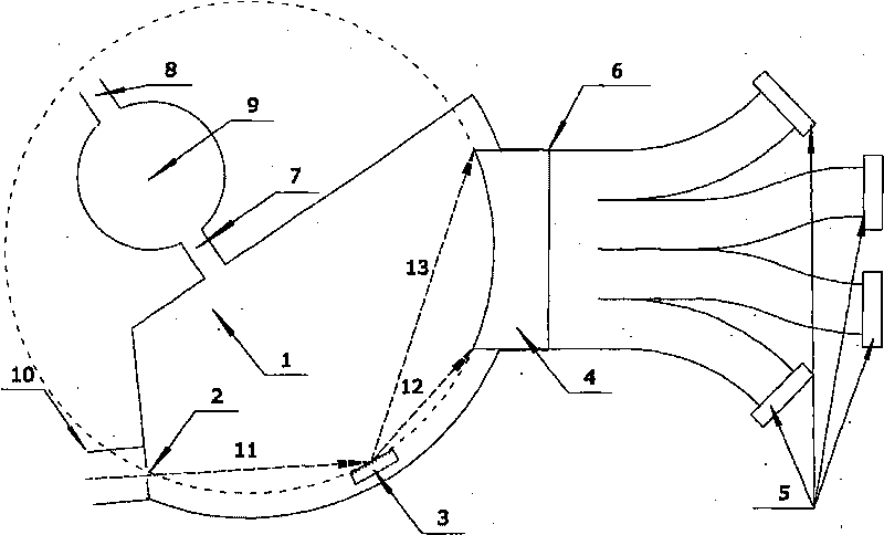 Device for detecting vacuum ultraviolet spectrum