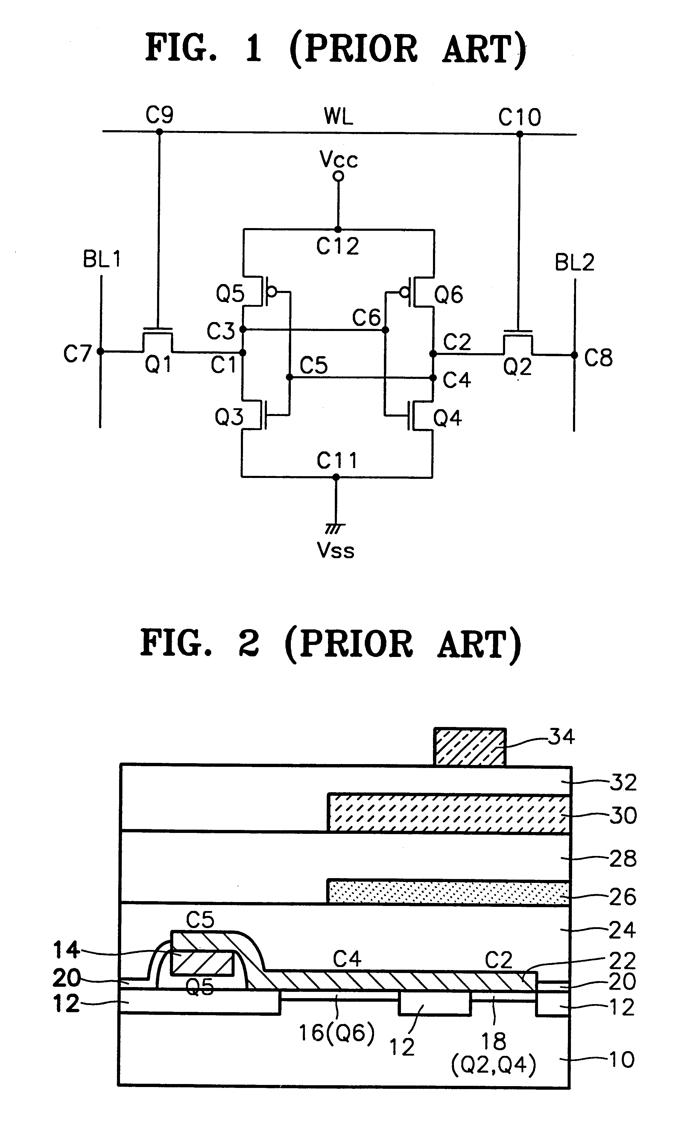 Static random access memory device and method for manufacturing the same