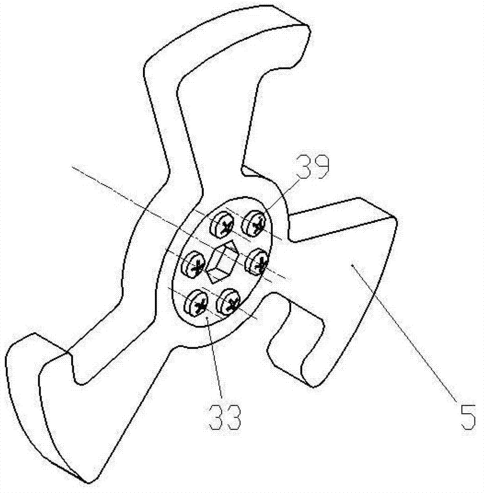 All-wheel drive walking mechanism of biomimetic six-wheeled leg