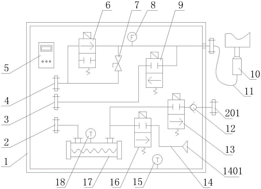 Anti-freezing Water Supply System for Hot Air Evacuation Passenger Train