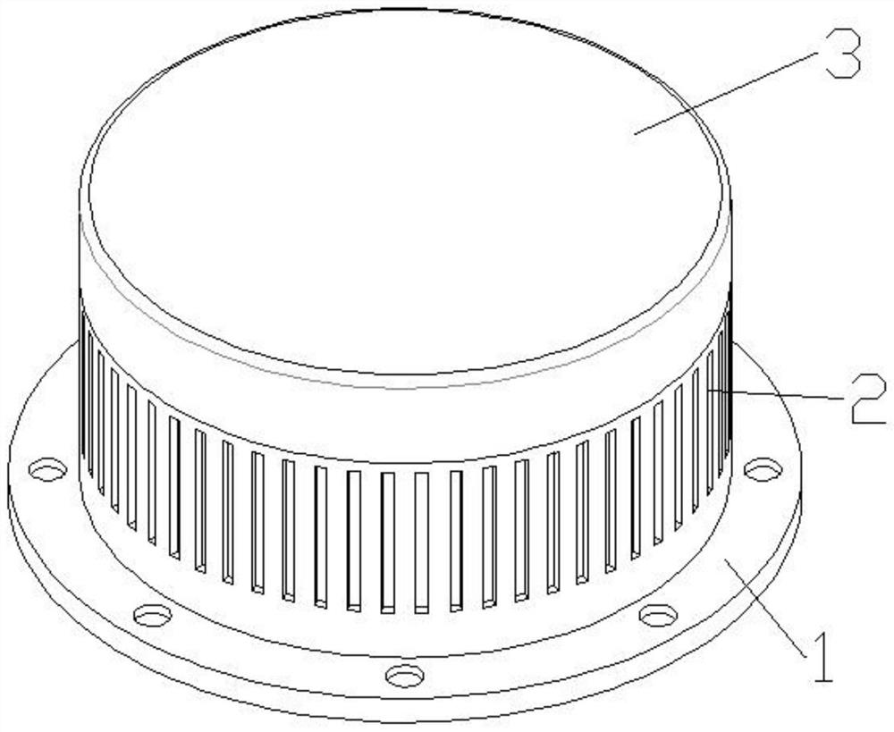 Anti-interference antenna with high isolation of receiving and transmitting channels