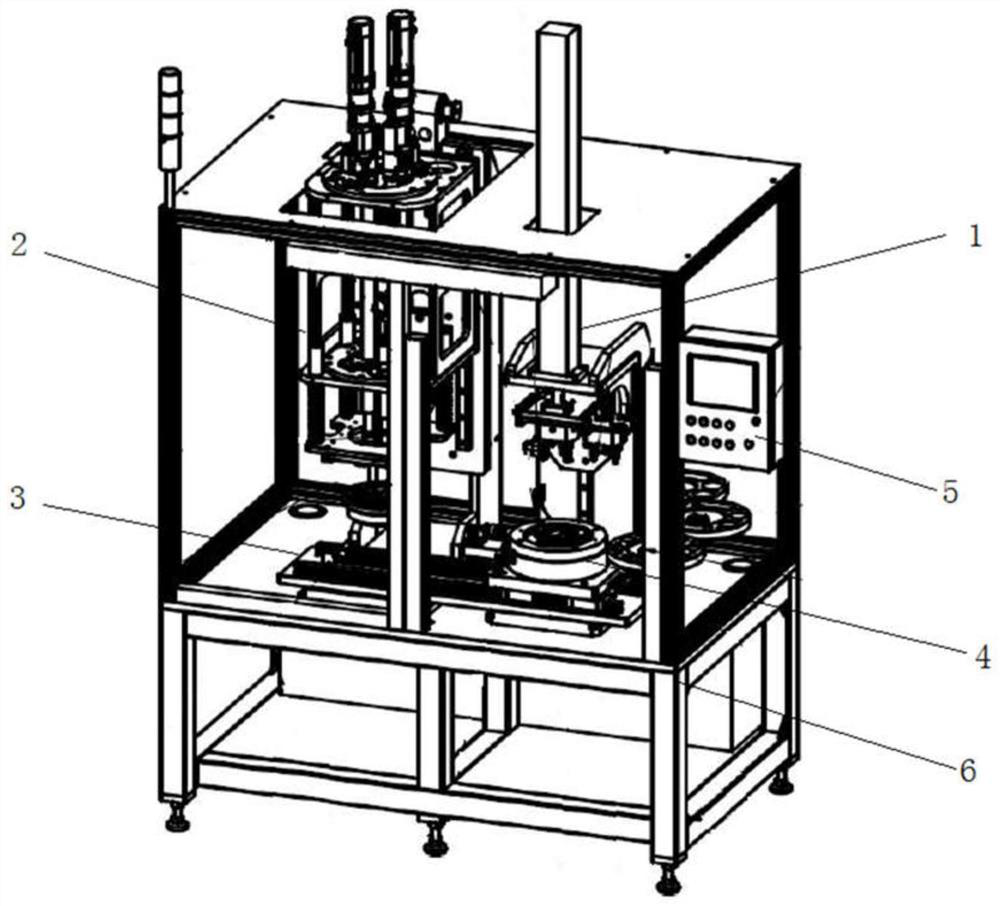 A kind of automatic assembly device and assembly method of screws and pins