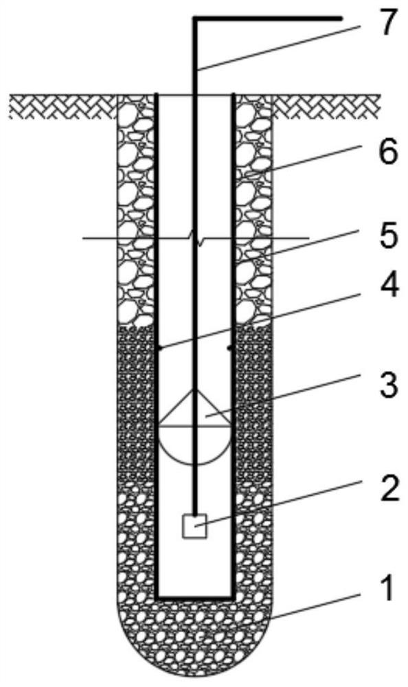Tube-well structure, dewatering construction system and method suitable for high-permeability alluvial strata
