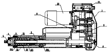 A workpiece automatic tapping device