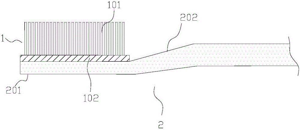 Toothbrush and preparation method thereof