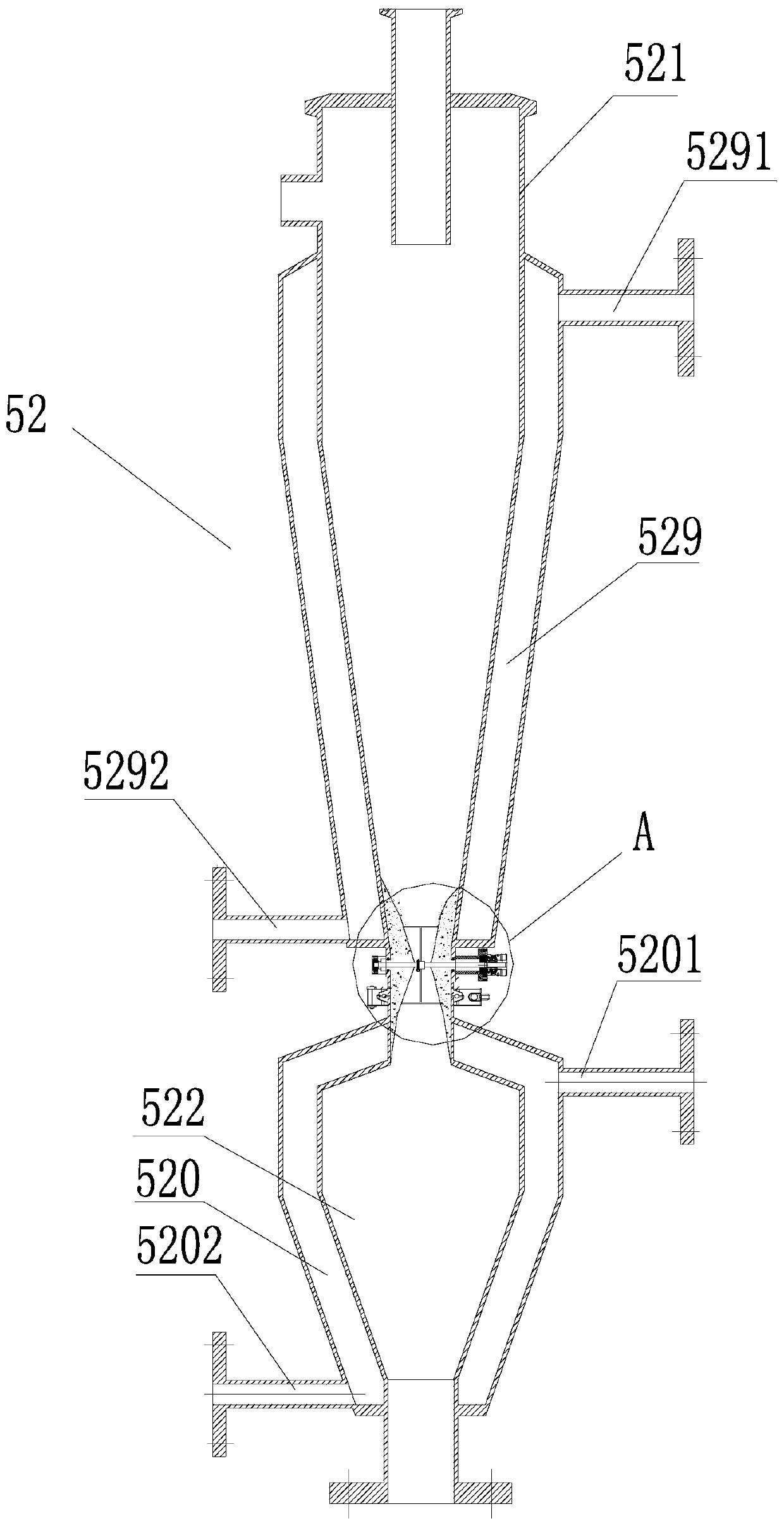 Airflow sterilization system suitable for powdery and granular materials