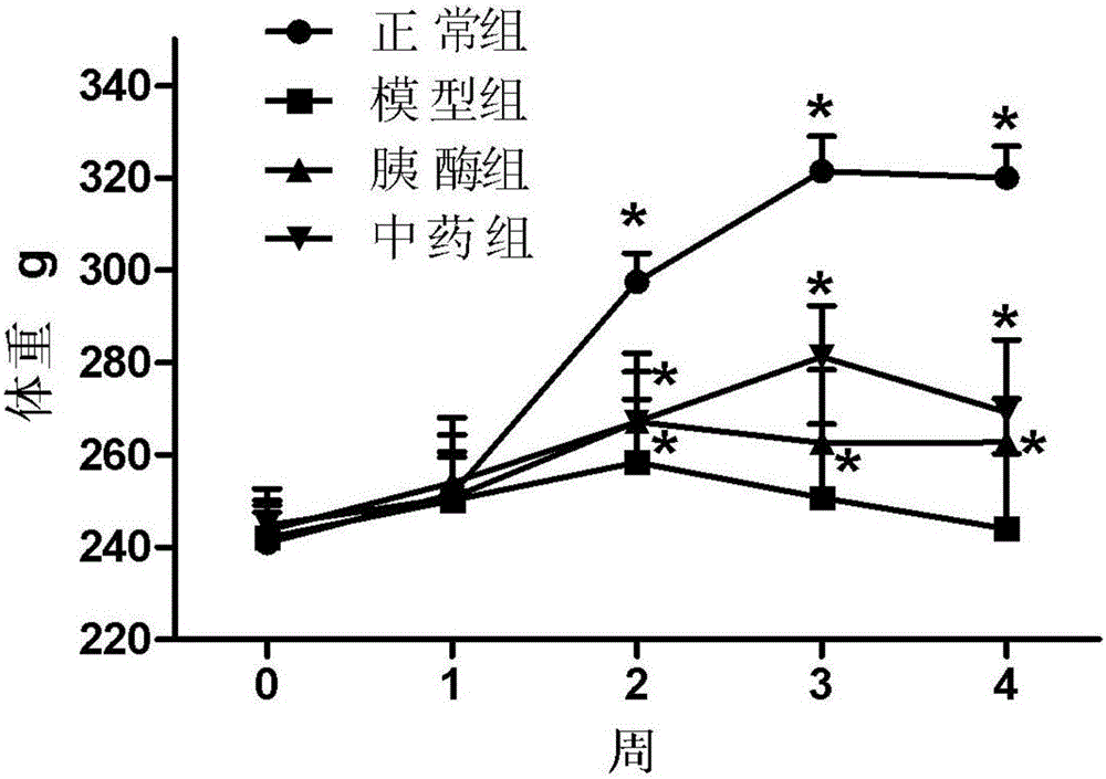 Traditional Chinese medicine composition for preventing and treating pancreatic fibrosis and application thereof