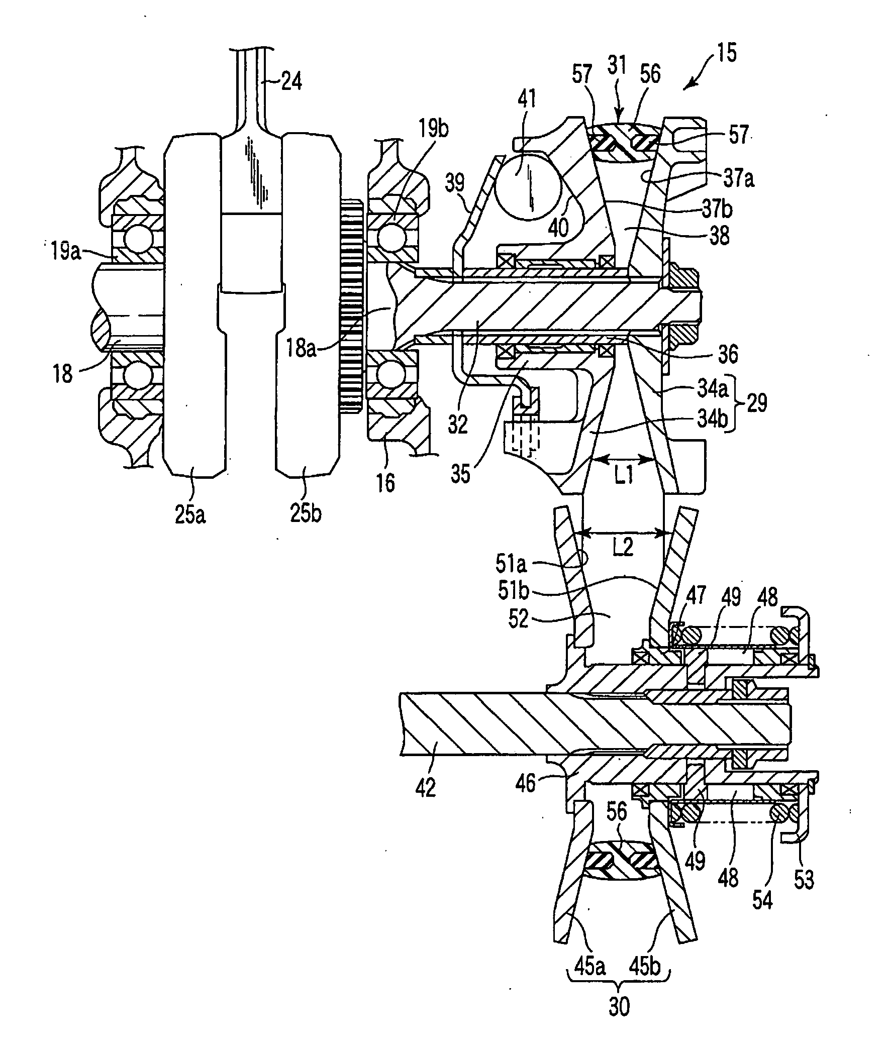 Belt-type continuous stepless speed changer