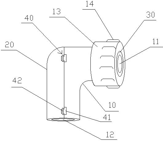 Out-wall joint and assembly method thereof for embedded metal hose