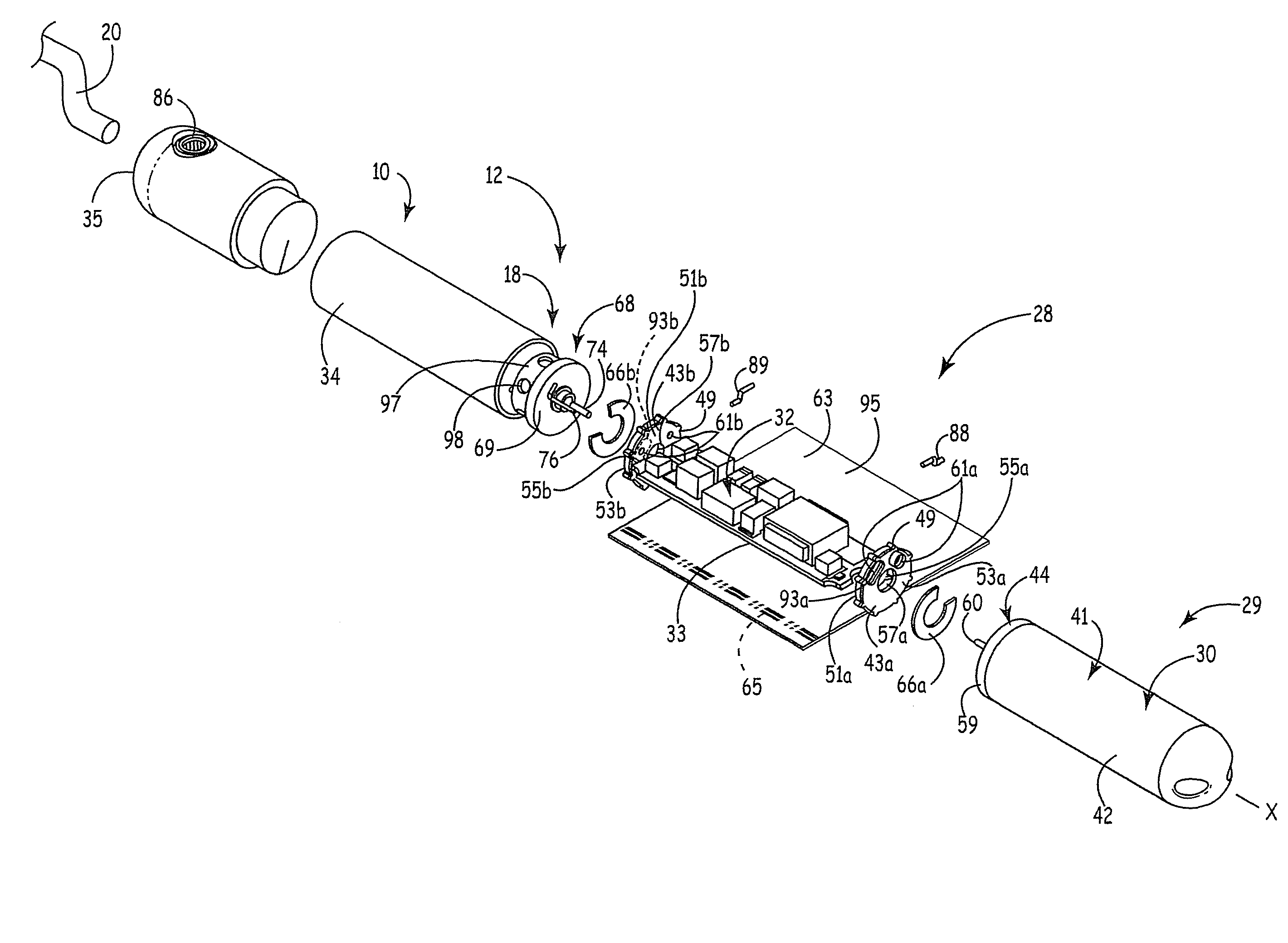 Implantable medical device with exposed generator