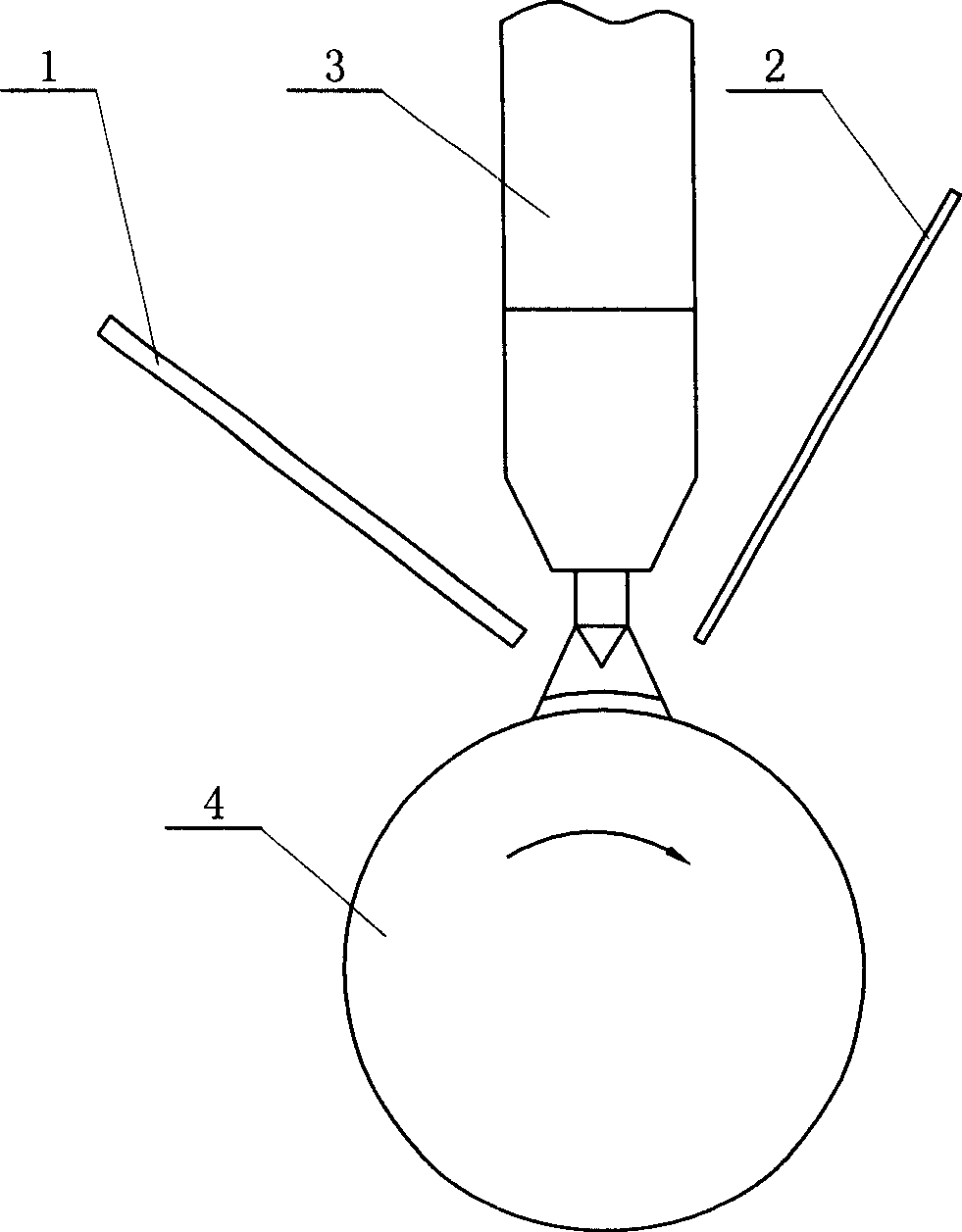 Method for welding shell belt by argon arc build-up welding with different copper double wires