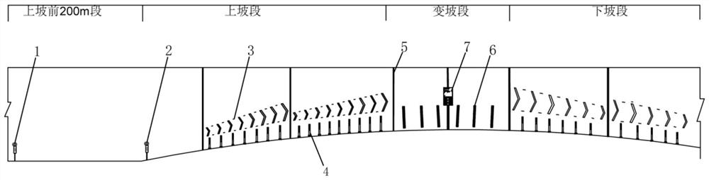 An induction system for tunnel vertical curve line of sight