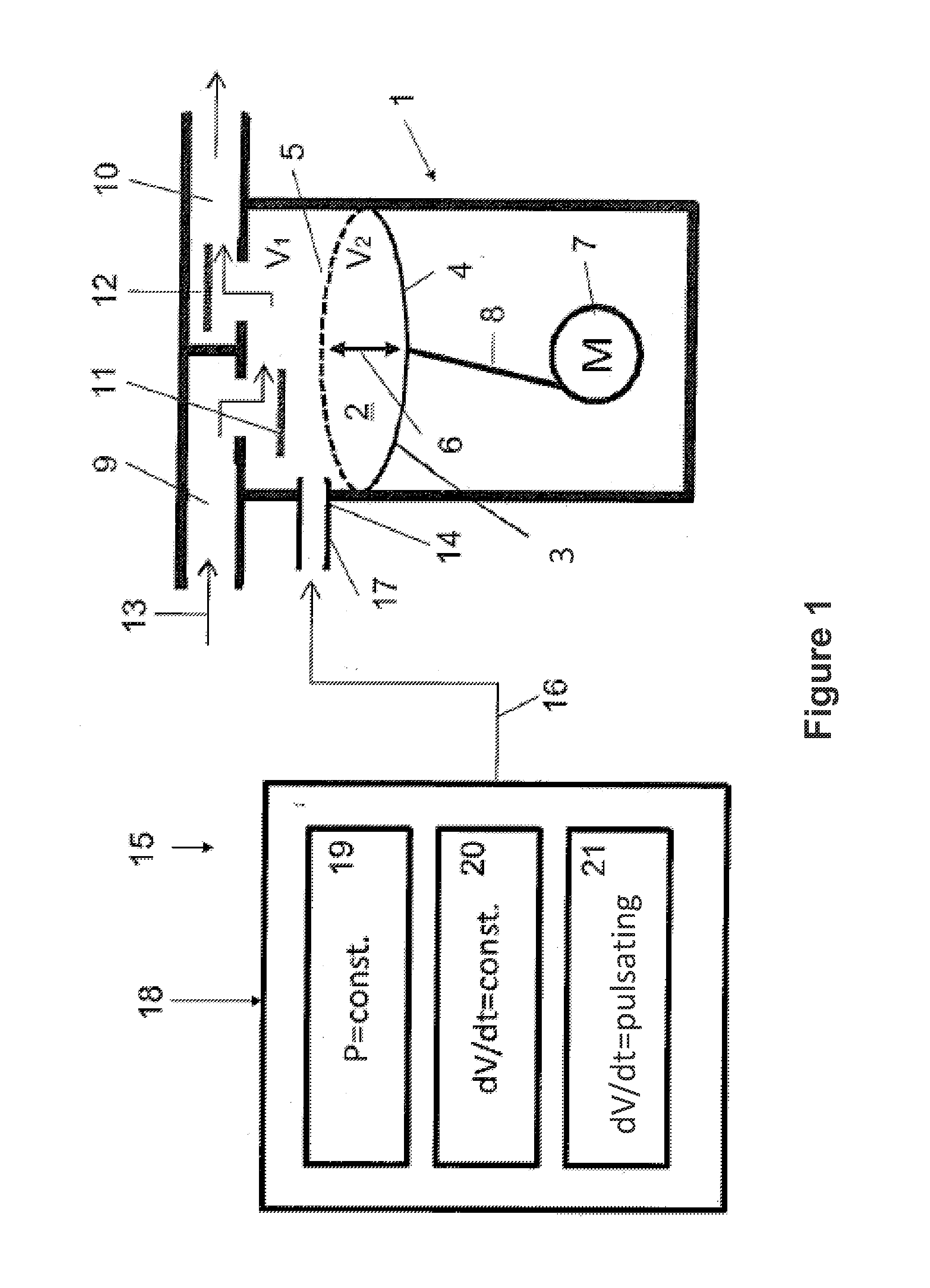Diaphragm pump and method for delivering fine-grain powder with the aid of a diaphragm pump