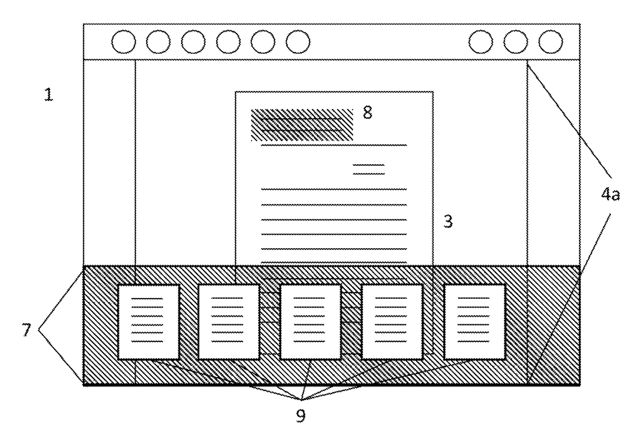 Method and computer-readable medium for presenting displayable content to an audience